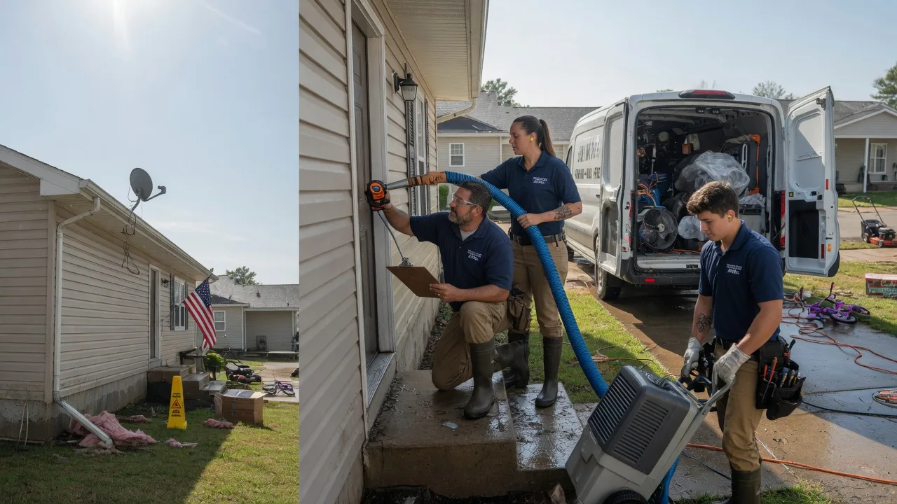 Ceiling Water Damage Restoration in Taylor, MO near me